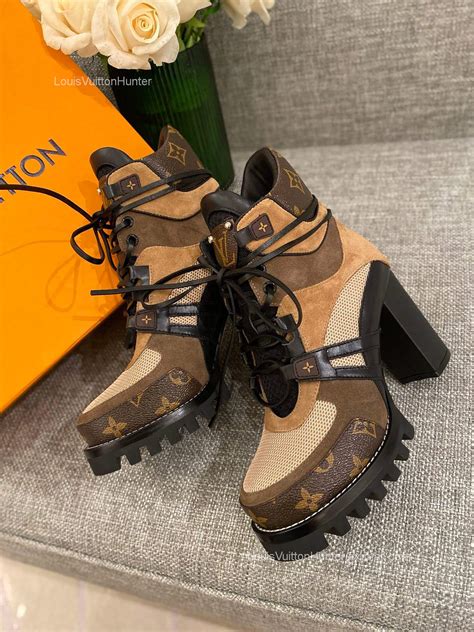 Replica Louis Vuitton Monogram Star Trail Ankle Boot for Sale